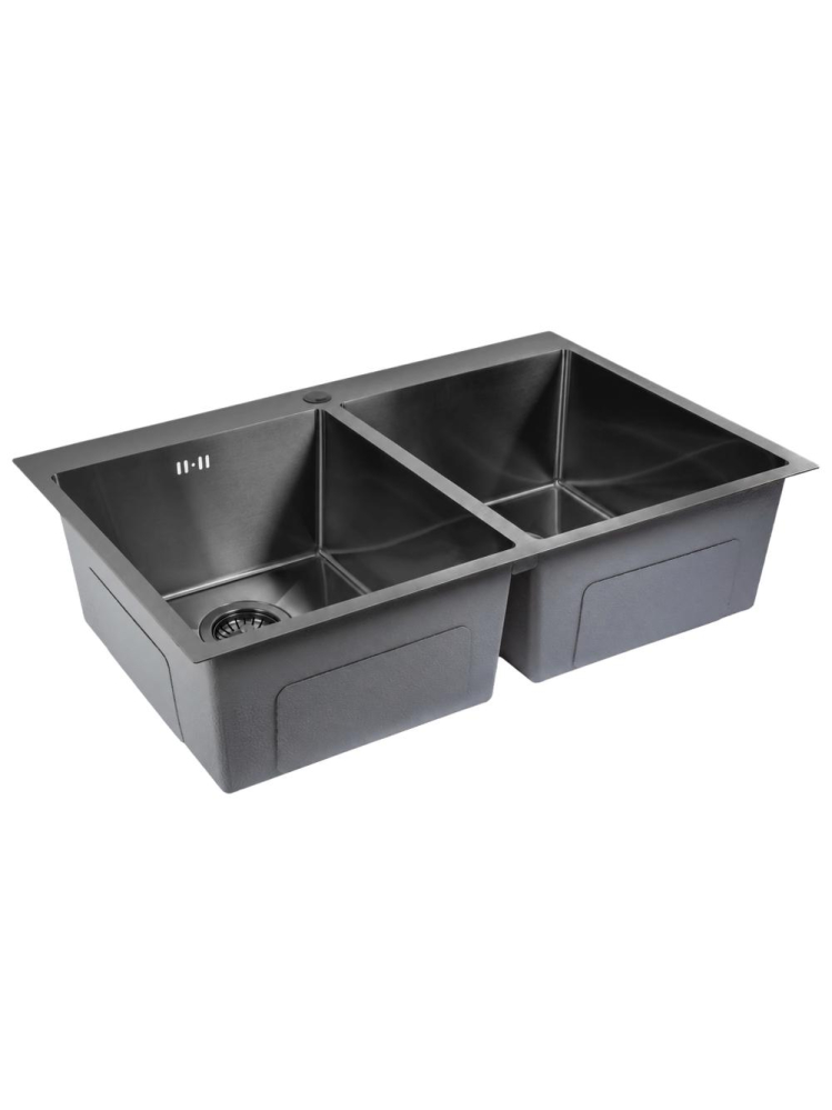 Chiuvetă inox Rea Joel 83x55 cm negru [2]