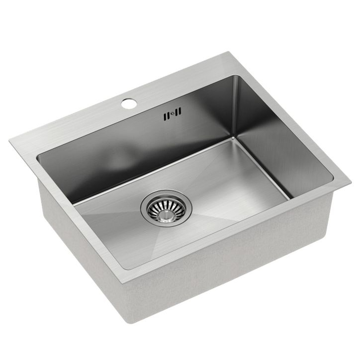 Chiuvetă inox RUSSEL 110 crom periat [1]