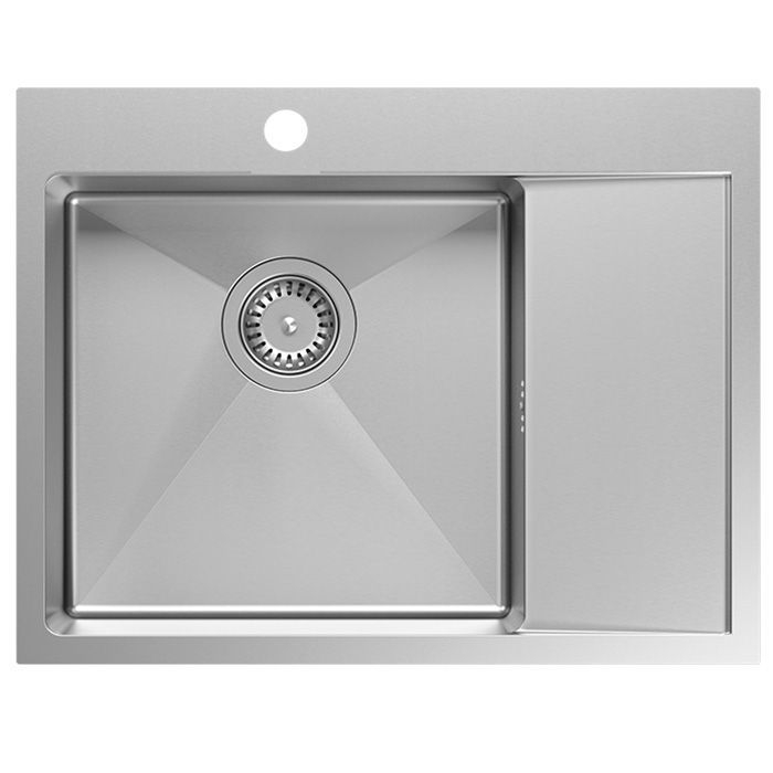 Chiuvetă inox RUSSEL 116  crom periat [9]