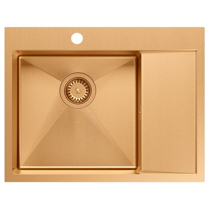 Chiuvetă inox RUSSEL 116 cupru [7]