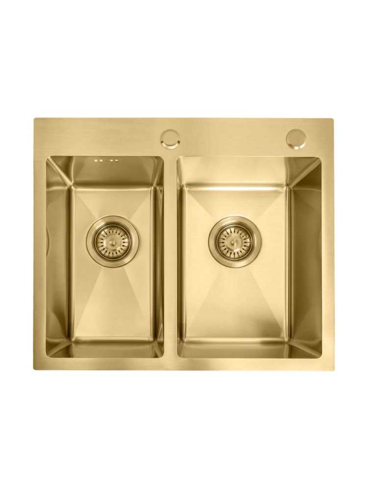 Chiuvetă inox Toby 56x48 cm auriu periat [9]