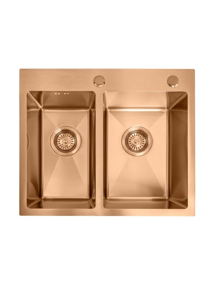 Chiuvetă inox Toby 56x48 cm cupru periat [11]