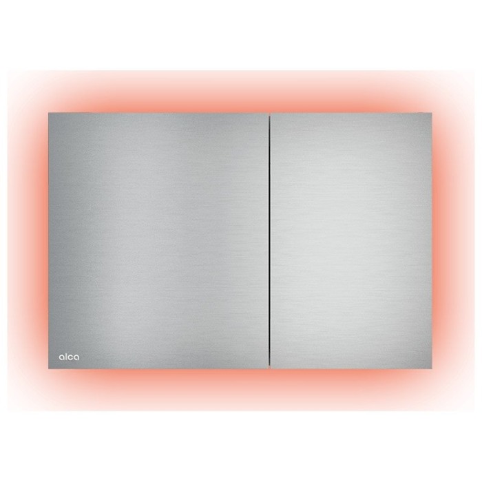 Clapeta de actionare, Alcadrain, Air Light, cu doua volume, iluminare, alunox mat [1]
