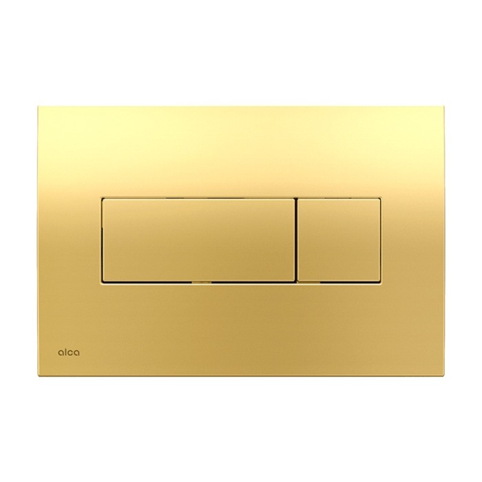 Clapeta de actionare, Alcadrain, Basic, M375, cu doua volume, auriu lucios [1]