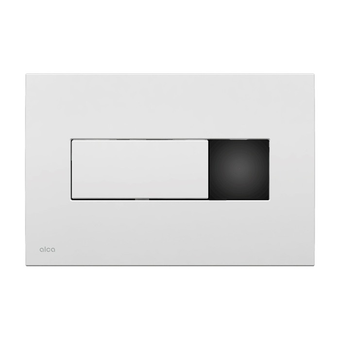 Clapeta de actionare, Alcadrain, M370S, cu senzor si doua volume, alb [1]
