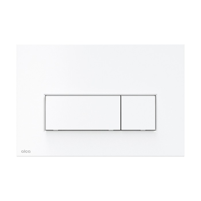 Clapeta de actionare, Alcadrain, Thin, M576, cu doua volume, alb mat [1]