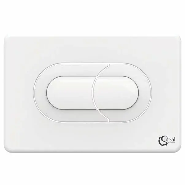 Clapeta de actionare dubla comanda Ideal Standard Solea P1 alb actionare pneumatica [2]