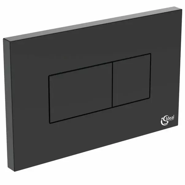 Clapeta de actionare dubla comanda Ideal Standard Solea P2 negru mat actionare pneumatica [1]