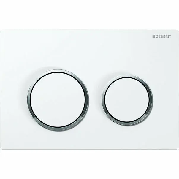 Clapeta de actionare Geberit Omega20 alb crom lucios [1]