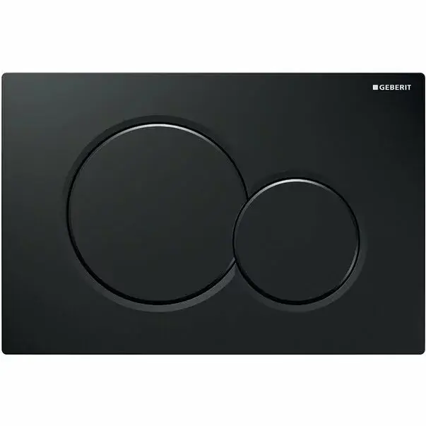 Clapeta de actionare Geberit Sigma01 negru lucios [1]