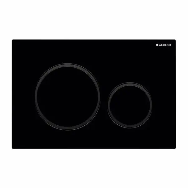 Clapeta de actionare Geberit Sigma20 negru lucios [1]