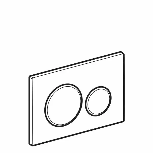 Clapeta de actionare Geberit Sigma20 negru mat [2]