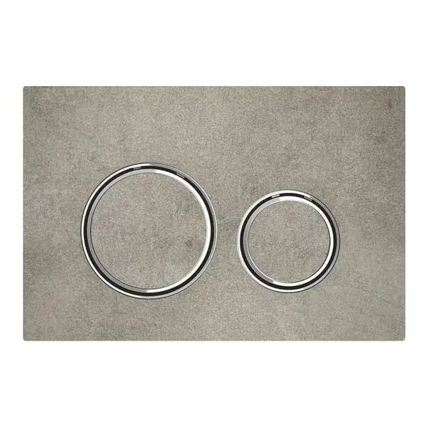Clapeta de actionare Geberit Sigma21 aspect beton/inel crom [1]
