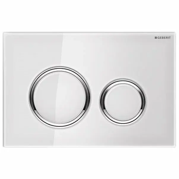 Clapeta de actionare Geberit Sigma21 sticla alb crom lucios [1]