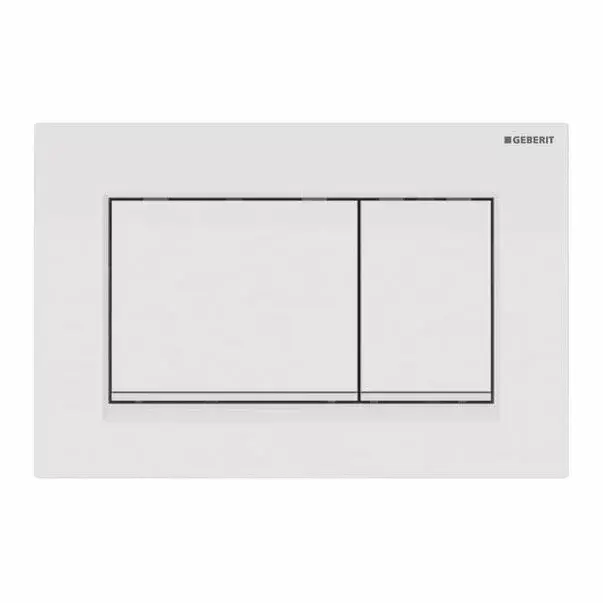 Clapeta de actionare Geberit Sigma30 alb 2 butoane [1]