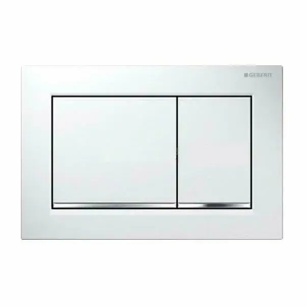 Clapeta de actionare Geberit Sigma30 alb crom lucios [1]