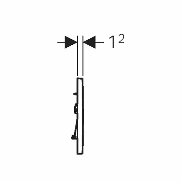 Clapeta de actionare Geberit Sigma30 alb mat lacuit [3]