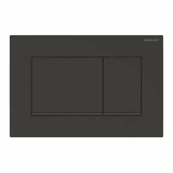 Clapeta de actionare Geberit Sigma30 negru mat lacuit 2 butoane [1]