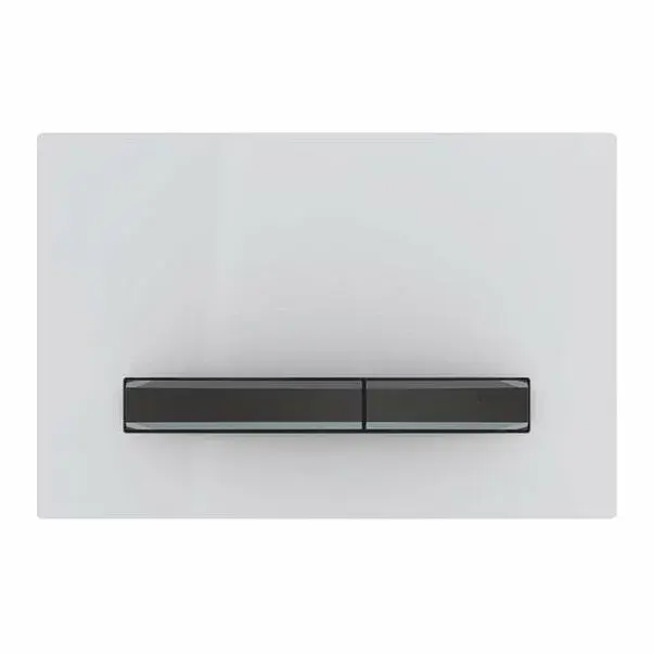 Clapeta de actionare Geberit Sigma50 alb/butoane negru mat [1]