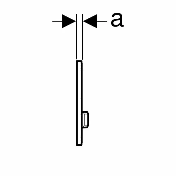 Clapeta de actionare Geberit Sigma50 sticla fumurie [5]