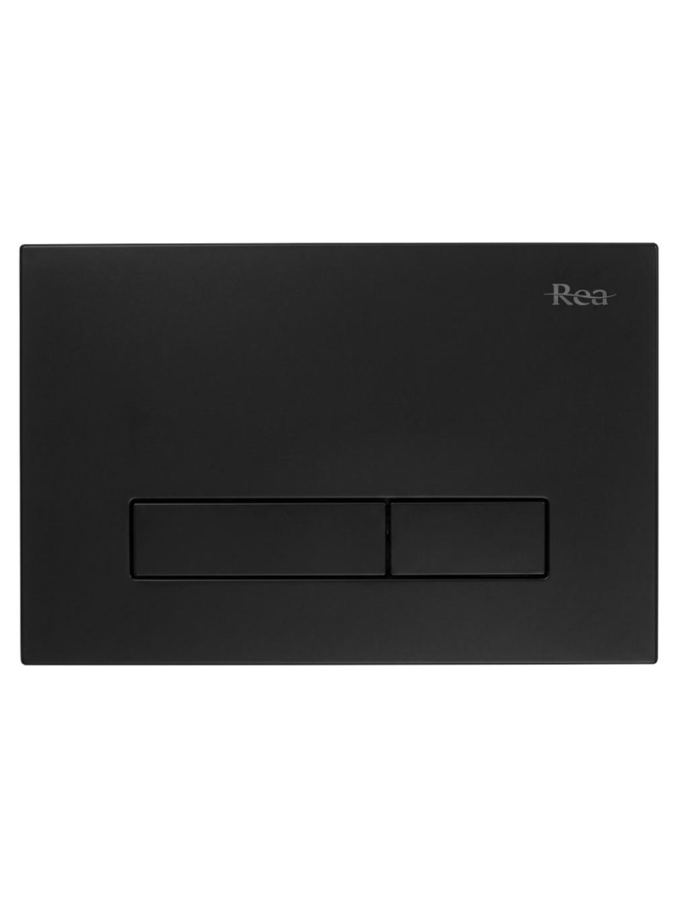 Clapeta rezervor incastrat Rea HD K011A-Q Slim 024N negru mat 245x160x35 mm [9]