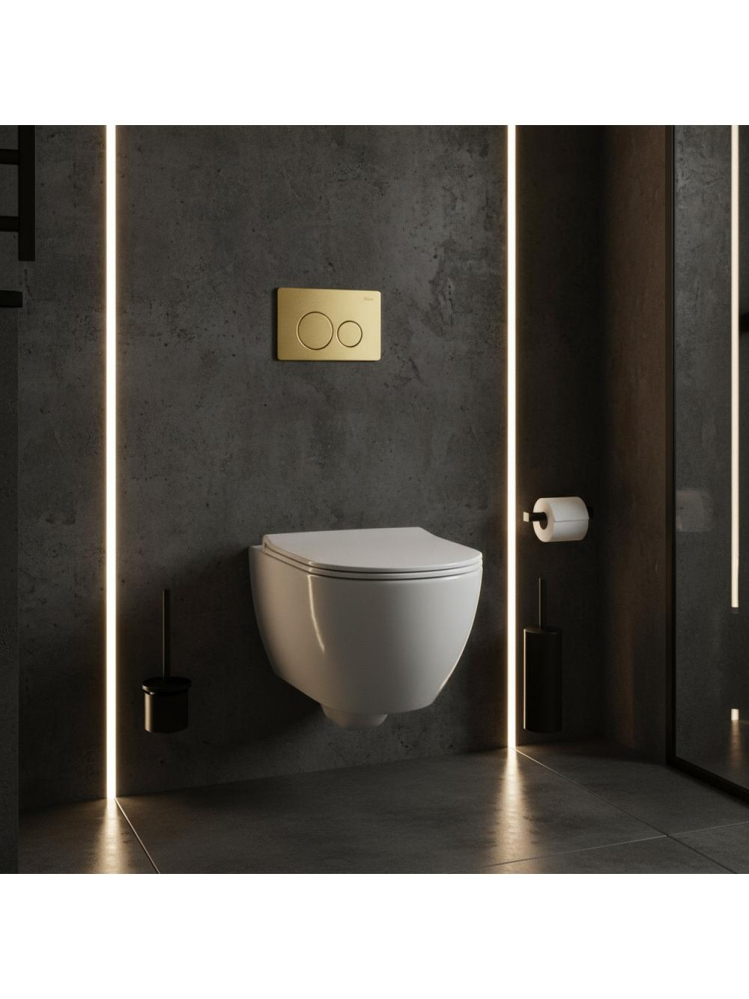 Clapeta pentru rezervor incastrat Rea I K011A-Q auriu periat [6]