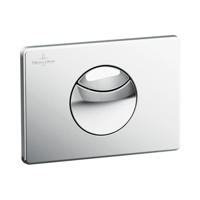 Clapeta Villeroy & Boch, ViConnect, cu actionare dubla, crom lucios, 21 x 15 x 5 cm [1]