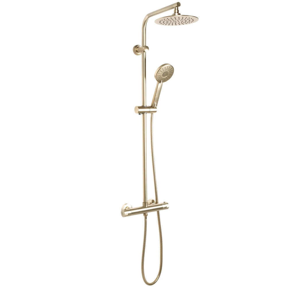 Coloana de dus auriu periat cu baterie termostatata Rea Bliss [4]