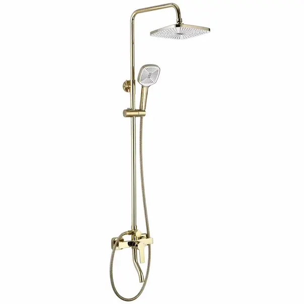 Coloana de dus cu baterie monocomanda auriu Rea Argus [3]