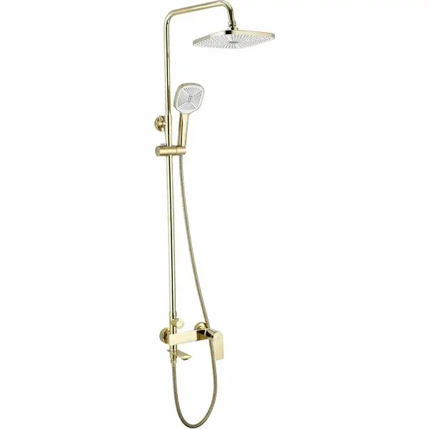 Coloana de dus cu baterie monocomanda auriu Rea Storm [4]