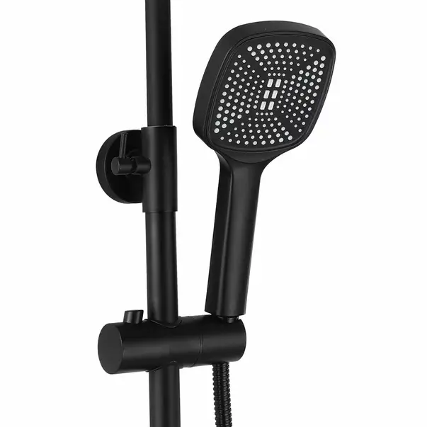 Coloana de dus cu baterie monocomanda negru mat Rea Storm [4]