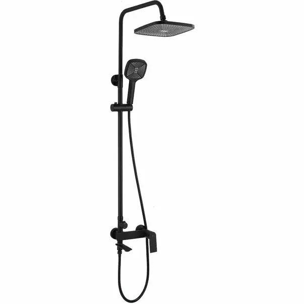 Coloana de dus cu baterie monocomanda negru mat Rea Storm [3]