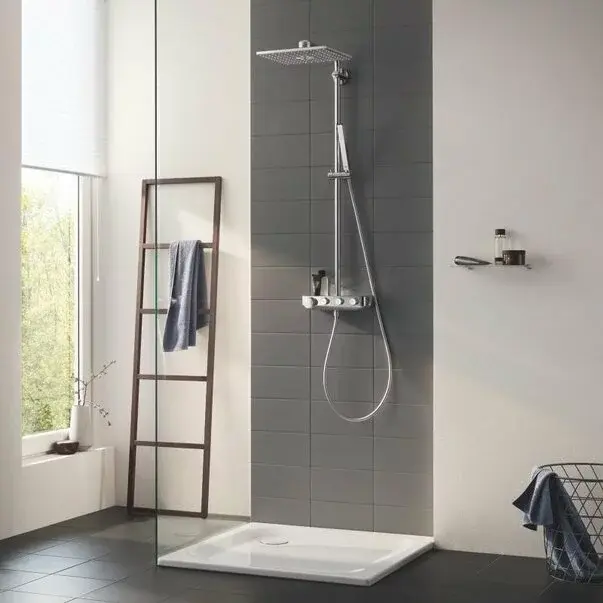 Coloana de dus cu baterie termostatata Grohe Euphoria 310 Cube Duo cu 1 functie [4]