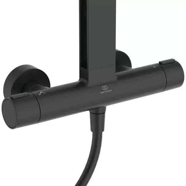 Coloana de dus cu baterie termostatata negru mat Ideal Standard Alu+ [8]