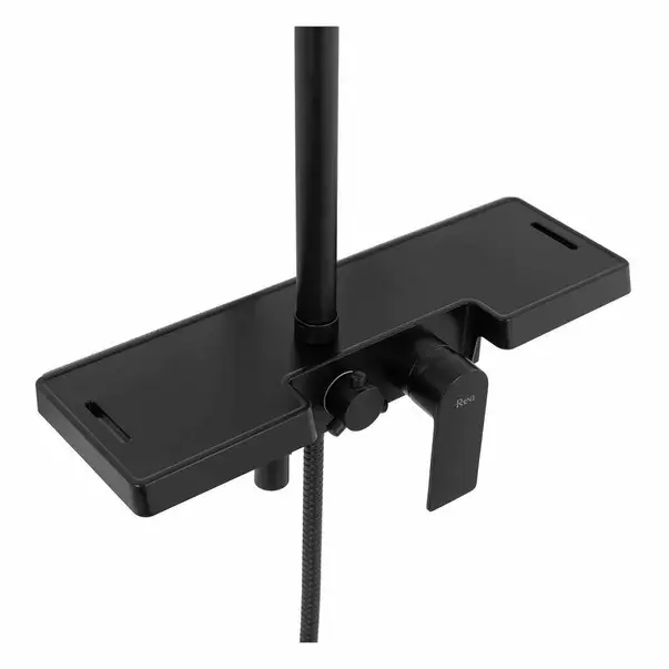 Coloana de dus cu baterie termostatata Rea Santos negru mat [6]