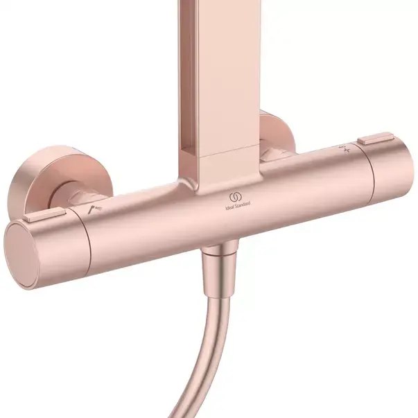 Coloana de dus cu baterie termostatata rose mat Ideal Standard Alu+ [12]