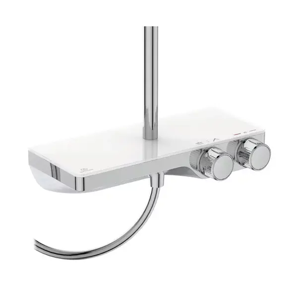 Coloana de dus cu baterie termostatata si etajera sticla Ideal Standard Ceratherm S200 [8]