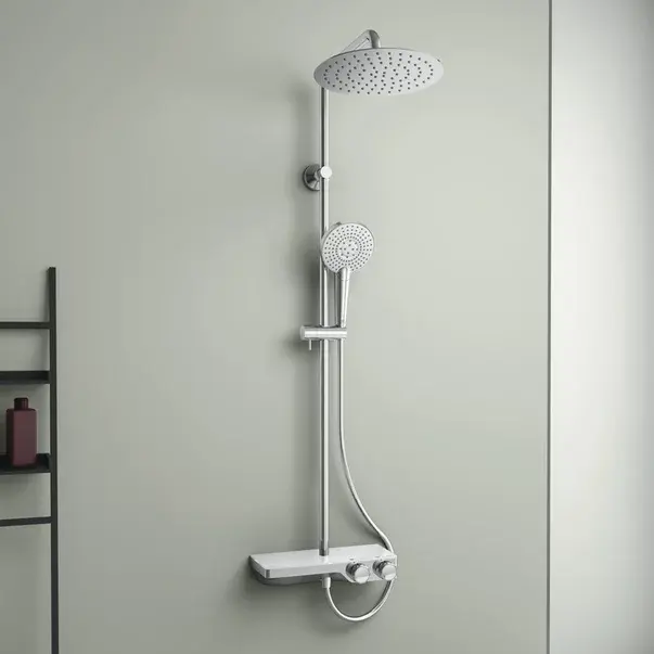 Coloana de dus cu baterie termostatata si etajera sticla Ideal Standard Ceratherm S200 [7]