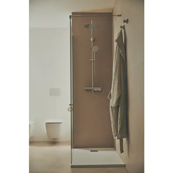 Coloana de dus cu baterie termostatata si etajera sticla Ideal Standard Ceratherm S200 [2]