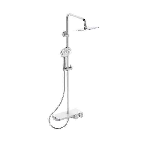Coloana de dus cu baterie termostatata si etajera sticla Ideal Standard Ceratherm S200 [10]