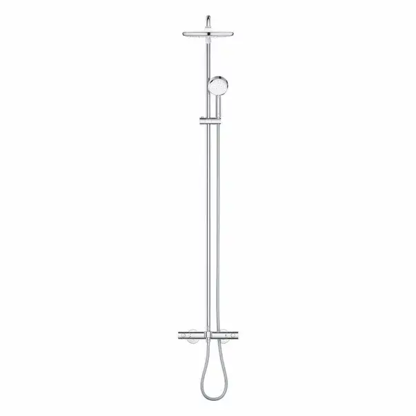 Coloana de dus cu baterie termostatata si pipa cada Grohe Tempesta Cosmopolitan 250 [4]