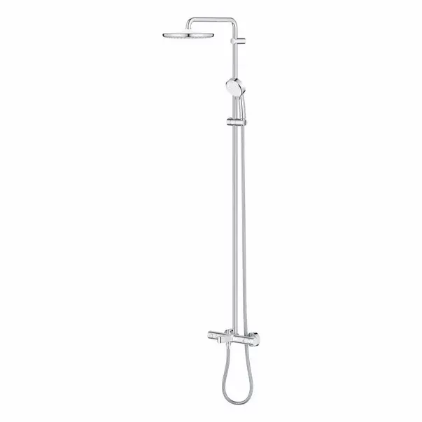 Coloana de dus cu baterie termostatata si pipa cada Grohe Tempesta Cosmopolitan 250 [3]