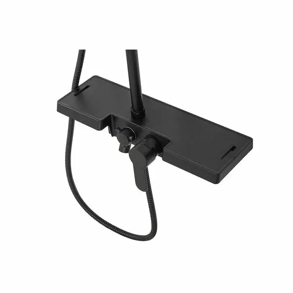 Coloana de dus cu pipa cada negru mat Rea Bravo [6]
