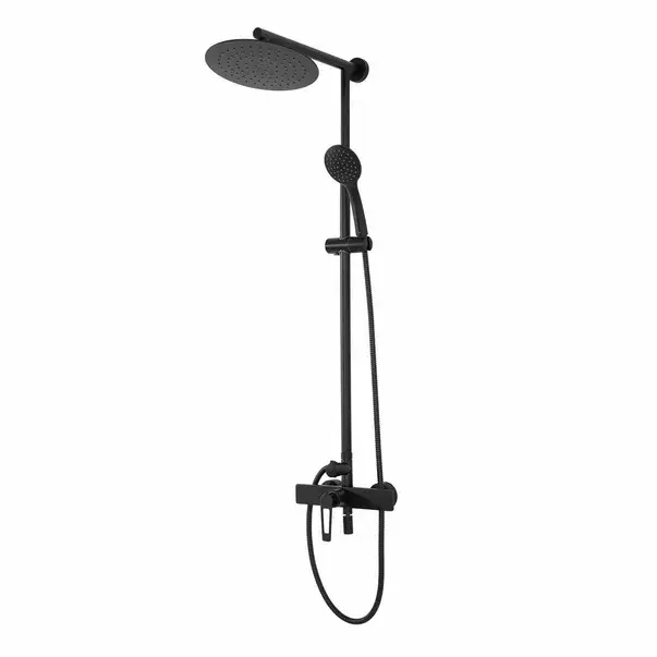 Coloana de dus cu pipa cada Rea Aldi negru mat [9]