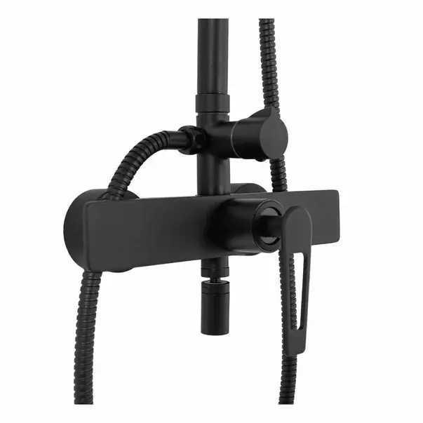 Coloana de dus cu pipa cada Rea Aldi negru mat [6]