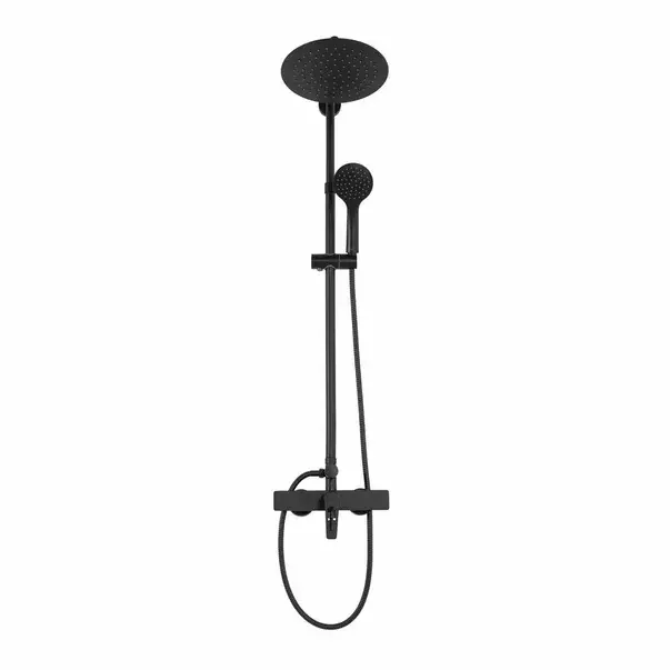 Coloana de dus cu pipa cada Rea Aldi negru mat [10]