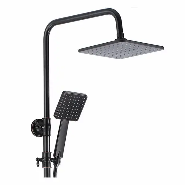 Coloana de dus cu pipa cada Rea Blade Old negru mat [5]