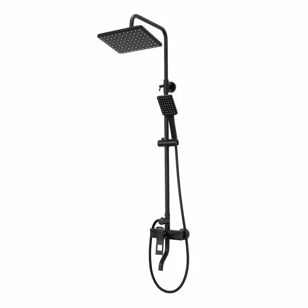 Coloana de dus cu pipa cada Rea Soul negru mat [9]