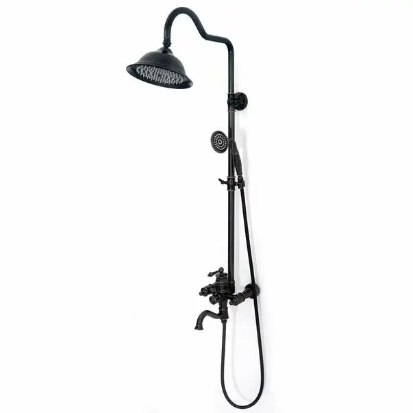 Coloana de dus cu pipa cada Rea Vintage negru [1]