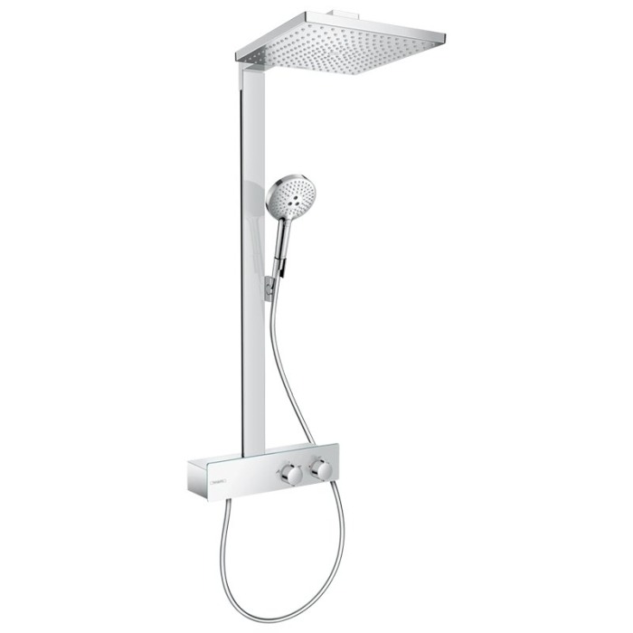 Coloana de dus cu termostat Hansgrohe, Raindance E300, crom [1]